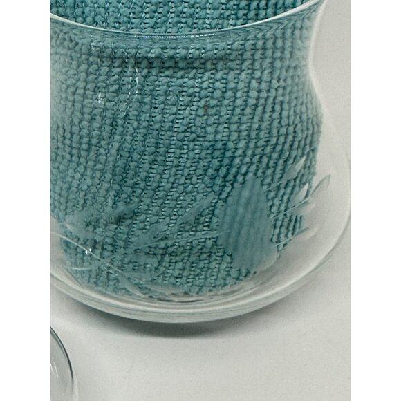 VTG Princess House Heritage Etched Crystal Sugar Bowl with Lid & Spoon  4"x2.75" - Picture 5 of 8